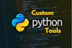 develop python web scrapers and automation tools