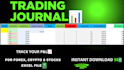 create a pro excel trading journal