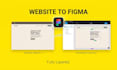 recreate any websites landing page in figma