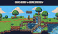 create pixel art tileset, sprite sheet, rpg game assets and tilemap