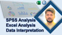 do excel statistics, spss data analysis and survey analysis