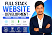 develop a full stack website using react node js and mongodb