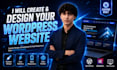 create a modern and mobile friendly wordpress website