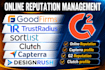 online reputation management g2 clutch capterra gmb bbb designrush sourceforge