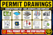 full landscape architectural, structural permit plan, pool, mep, hvac tx az ca
