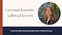 be your german tutor for conversations or work interviews