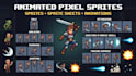 create smooth animated pixel art sprites and sprite sheets for games