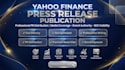 publish and distribute  your press release on yahoo finance