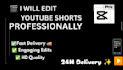 professionally edit youtube shorts with captions and effects