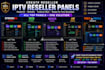 create reseller strong8k, xui panel, noos panel, 4k, trex panel, mega panel
