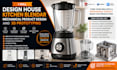 design house kitchen blendar mechanical produt design and 3d prototyping