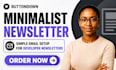 set up buttondown minimalist newsletter simple email developer newsletter setup