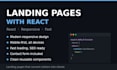 build a responsive landing page with react