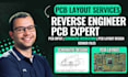 reverse engineer pcb design into pcb schematics design pcb layout, gerber files