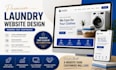 design modern laundry dry cleaning and cleaning service website