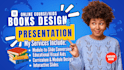 convert and design course modules to slides, curriculum modules and kids book