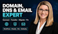 connect, transfer domain, fix dns, migrate wordpress, email
