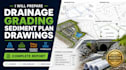 prepare drainage, grading, sediment plan drawings, hdraulics, complete report