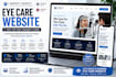 eye care website, optometry website, ophthalmology website, eye clinic website