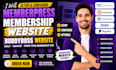 setup and configure memberpress and create membership website buddyboss website