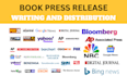 write distribute book press release, press release distribution book launch pr