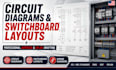 draw reliable electrical circuit, switchboard, wiring diagrams in autocad eplan