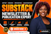 design substack account substack newsletter manage substack post