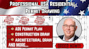 create professional permit drawings for residential projects in the USA