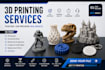 create, fix, model and optimize stl files for 3d printing, 3d models