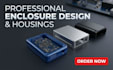 design custom pcb enclosure, plastic housing and sheet metal enclosure