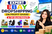 do expert ebay dropshipping on profit share