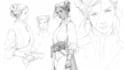 sketch fantasy character concept art