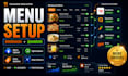 setup and optimize your restaurant menu on doordash, slice, quandoo or instacart