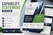 design canva capability statement redesign capability statement design portfolio