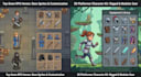 pixel retro game art, 16, 24, 62px steam capsule art, character art sprite sheet