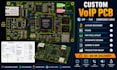 design custom volp pcb, fr4 structural pcb, sip poe embedded linux, altium kicad