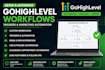 set up gohighlevel workflows, CRM and automation