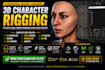 rig 3d character mmd facial rigging blendshape animate c4d rigging cc4 cc5 rig