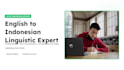 do expert english and indonesian text annotation