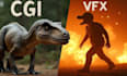 create realistic vfx, cgi, motion tracking, compositing and visual effects
