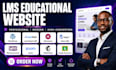 lms educational website elearning website online course website daycare website