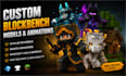 create detailed blockbench 3d models and animations