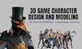model game ready 3d characters in blender and zbrush with repotology and texture