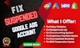 reactivate google ads circumventing system policy violation appeal