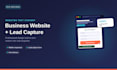 design a professional business website with lead capture