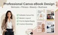 create a canva ebook, wellness guide, or digital workbook