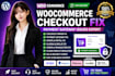 fix woocommerce checkout, payment gateway, stripe and paypal issues