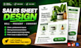 redesign product sales sheet redesign price sheet, sell sheet design price sheet