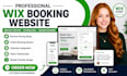 do wix service pricing, scheduling, client testimonials, calender integration
