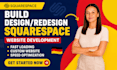 build squarespace website design, german squarspace redesign and blog setup